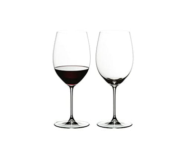 RIEDEL 6449/0 Riedel Veritas Cabernet/Merlot, 2-piece red wine glass set, crystal glass on sale